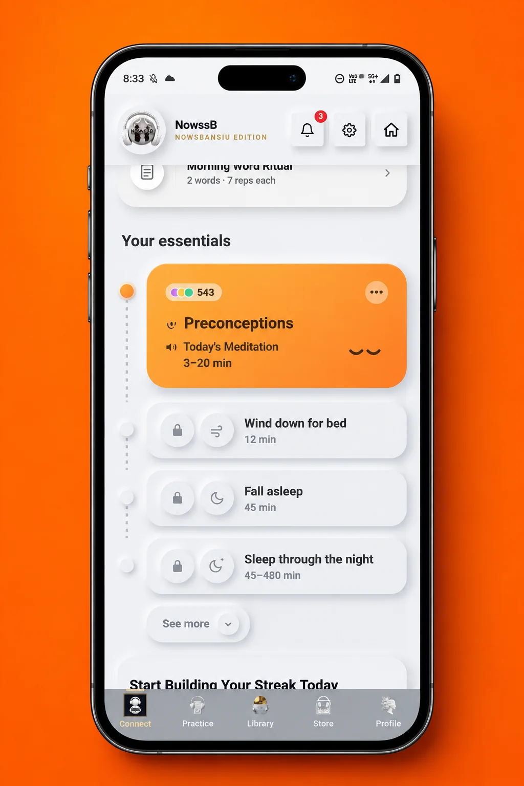 Your essentials — daily rituals